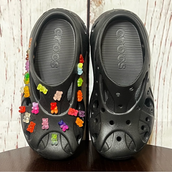 CROCS CAGED CLOG Red platform Clogs in size 7 - Picture 15 of 16